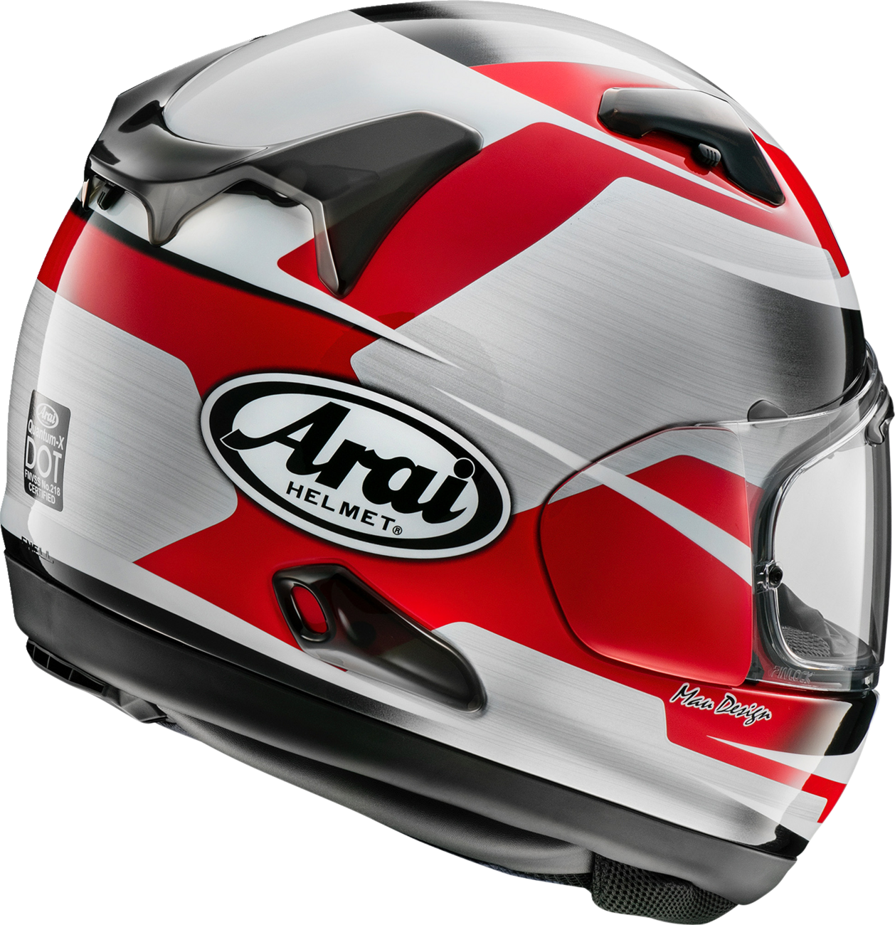 ARAI Quantum-X Helmet - Steel - Red - XS 0101-15736