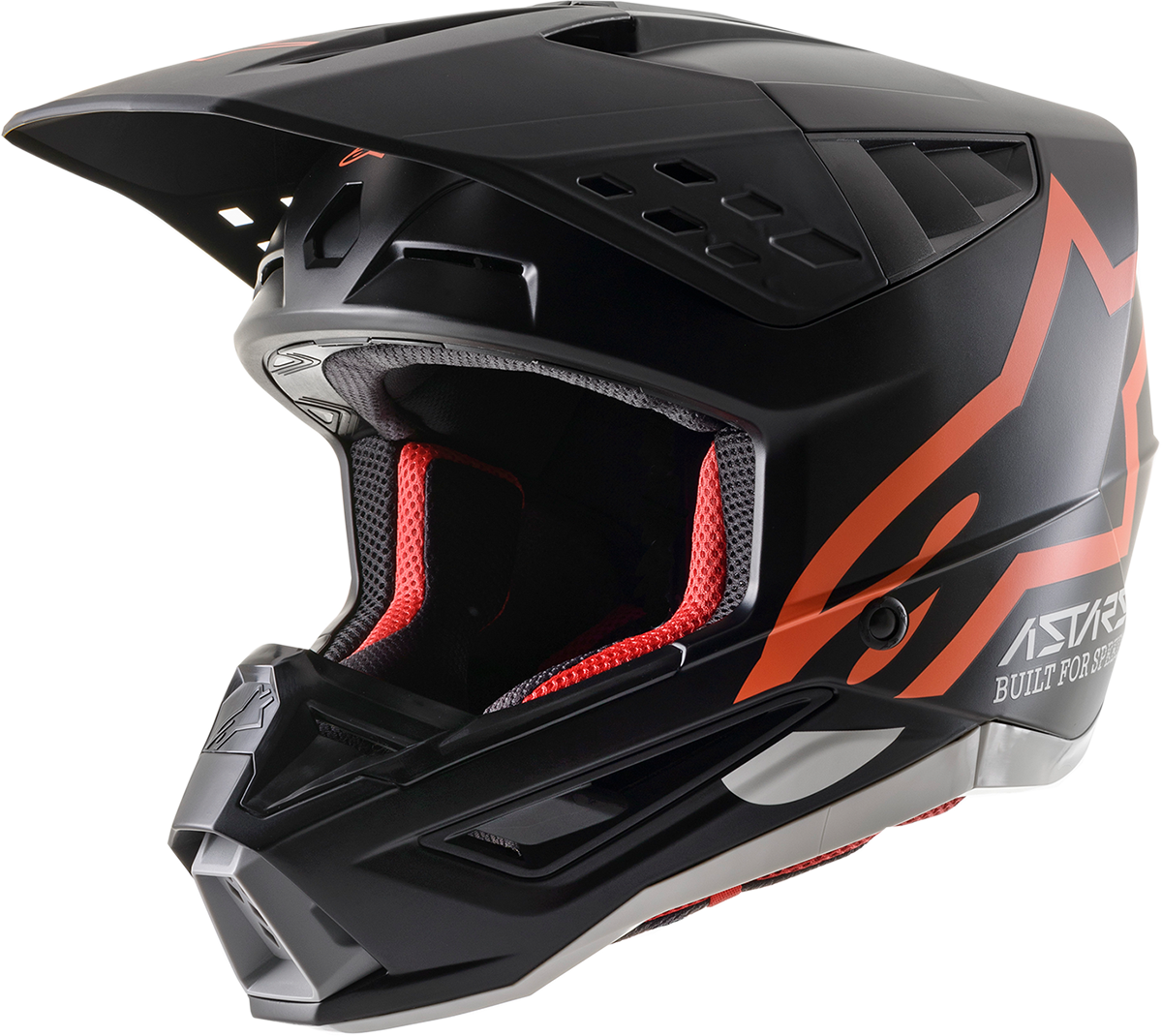 ALPINESTARS SM5 Helmet - Compass - Matte Black/Orange Fluo - XL 8303321-1149-X