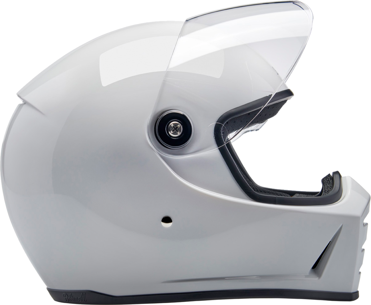 BILTWELL Lane Splitter Helmet - Gloss White - Small 1004-104-502