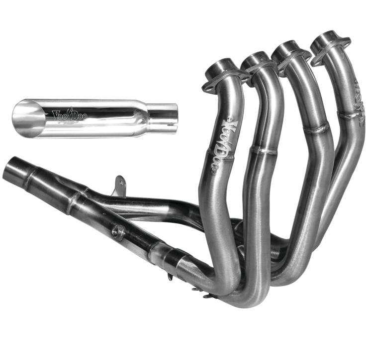 Voodoo Shorty Full Exhaust system Polished Hayabusa 22-23