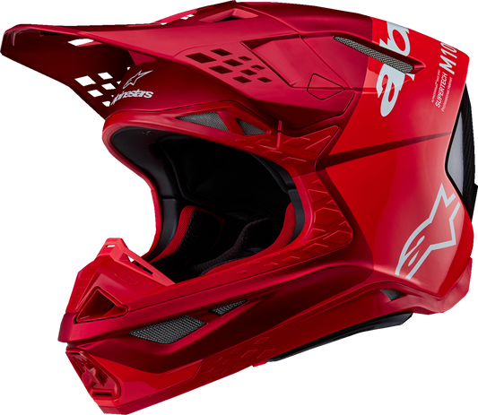 ALPINESTARS Supertech M10 Helmet - Flood - MIPS® - Red Fluo/Red - XS 8301023-3003-XS