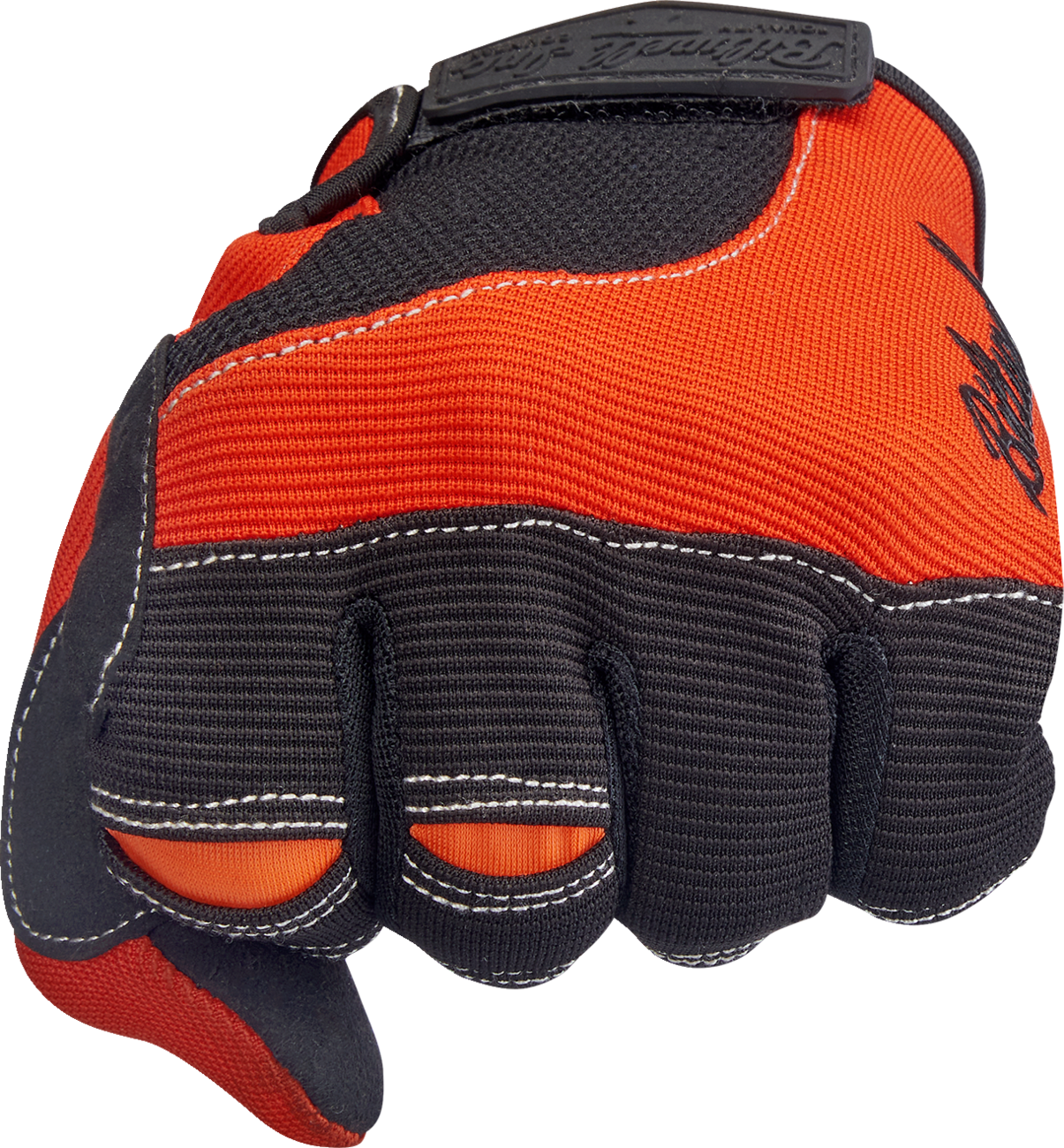 BILTWELL Moto Gloves - Orange/Black - Large 1501-0106-004