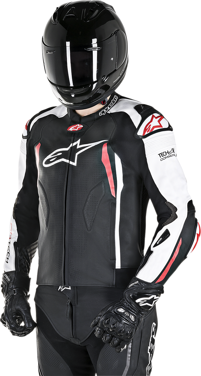 ALPINESTARS GP Tech v2 Jacket - Black/White/Red - US 42 / EU 52 3108517-123-52
