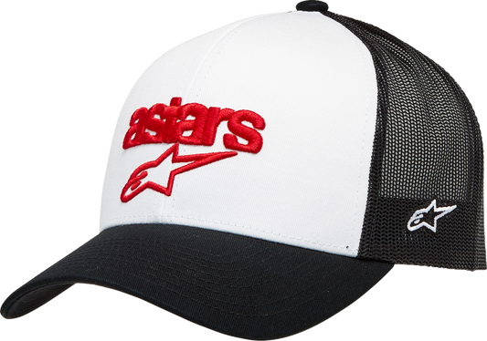 ALPINESTARS Pedigree Hat - White/Black - One Size 1232-81040-2010