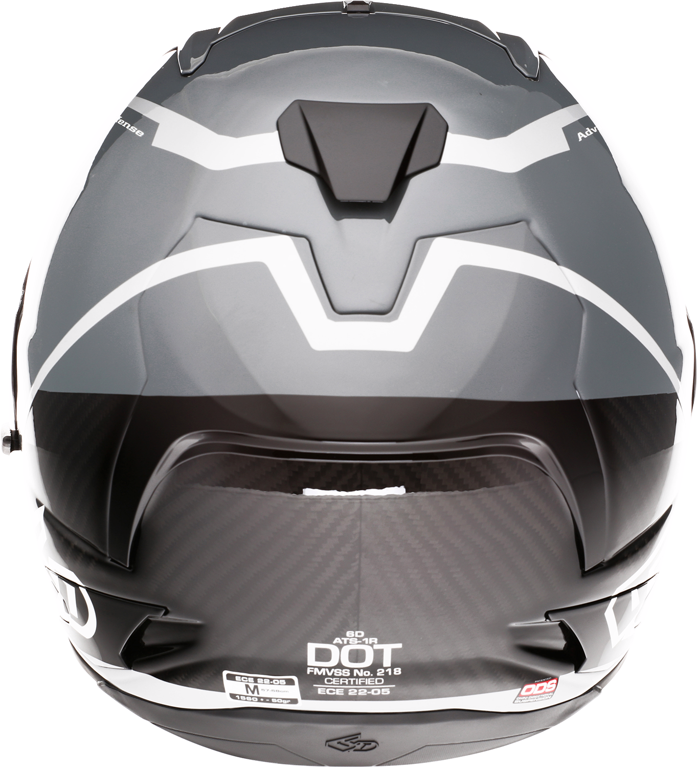 6D ATS-1R Helmet - Alpha - Silver - Small 30-0585
