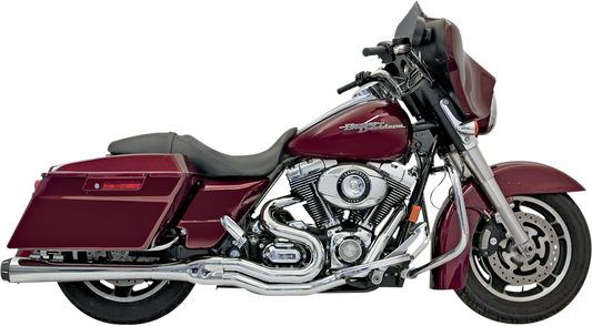 BASSANI XHAUST Megapower 2:1 Exhaust - 1-3/4" to 1-7/8" to 2" - Chrome FLH-767