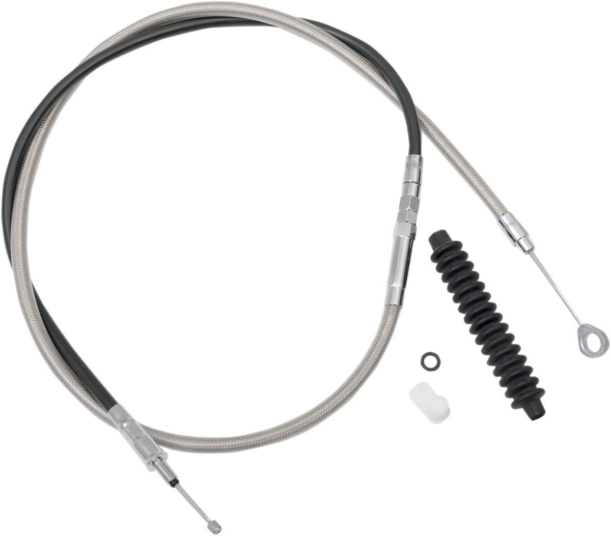 DRAG SPECIALTIES Clutch Cable - Braided 5321202HE