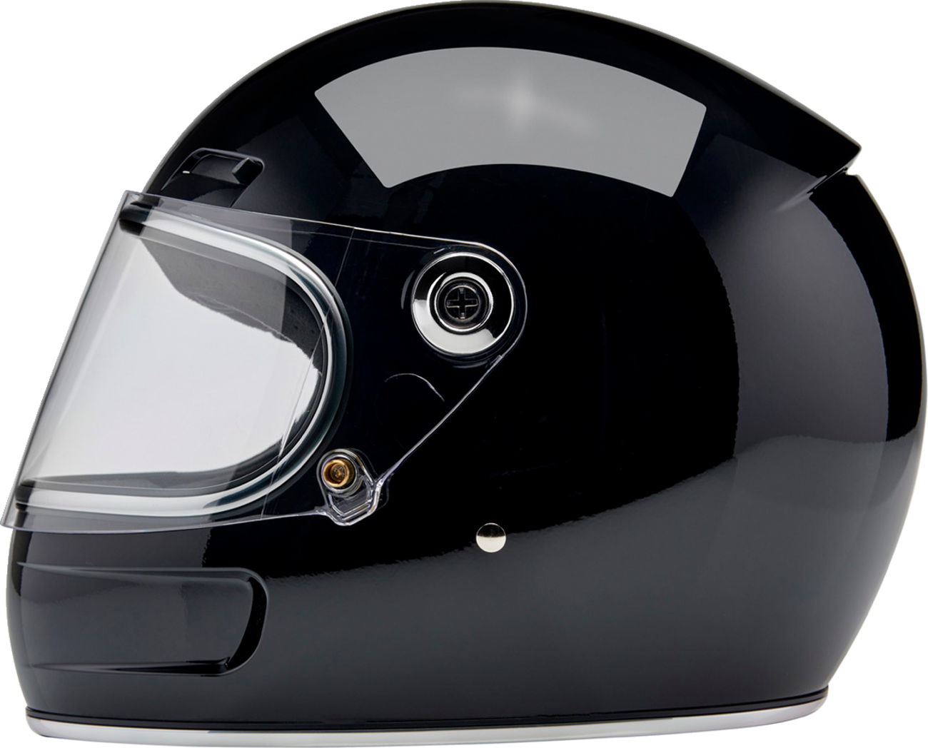 BILTWELL Gringo SV Helmet - Gloss Black - Large 1006-101-504