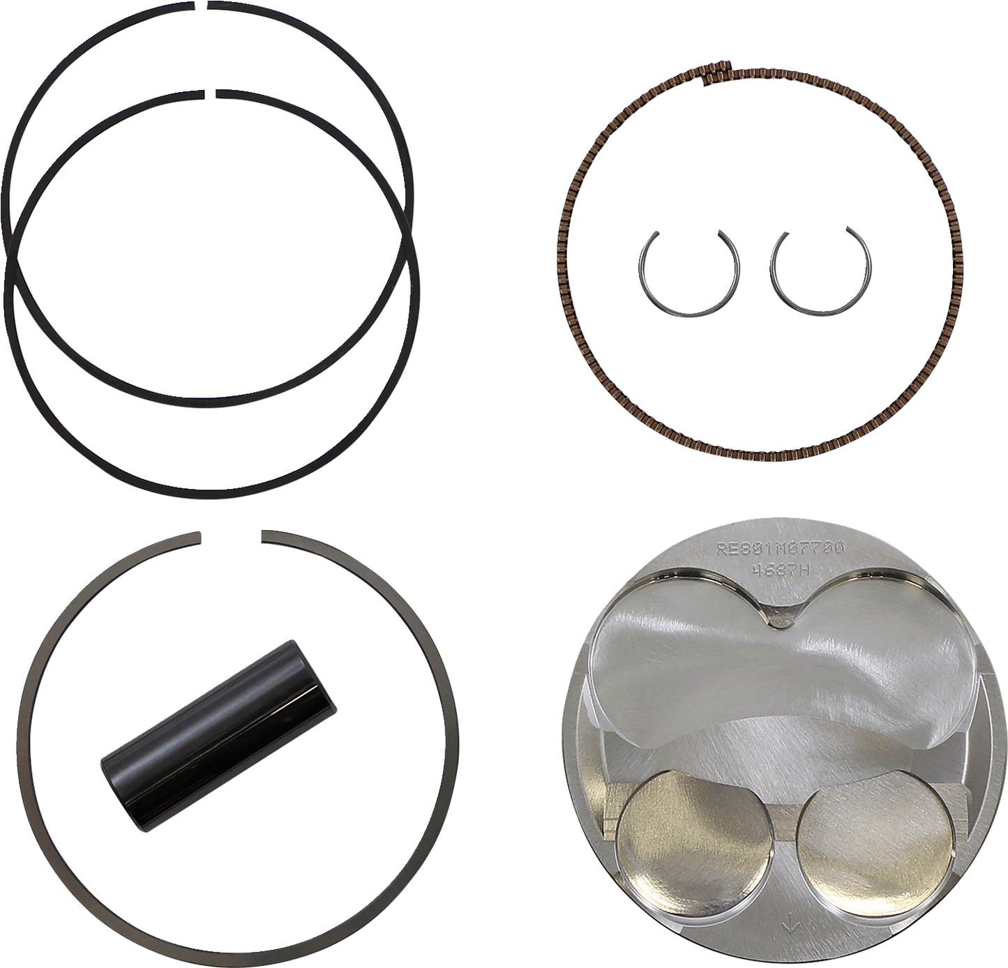 WISECO Piston Kit - Racer Elite - KX 250 F 4-Stroke Series s RE801M07700