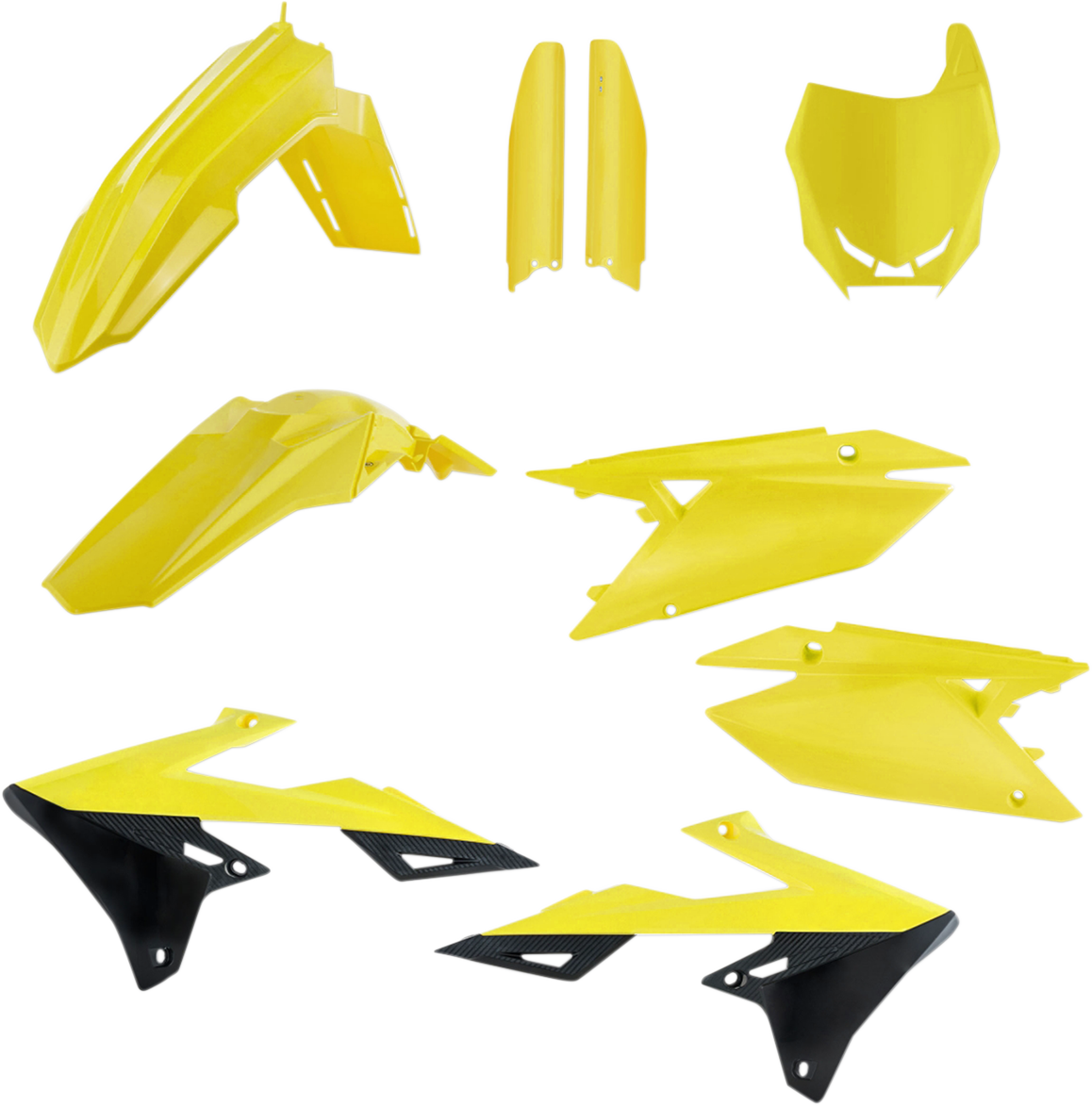 ACERBIS Full Replacement Body Kit - Fluorescent Yellow 2686554310