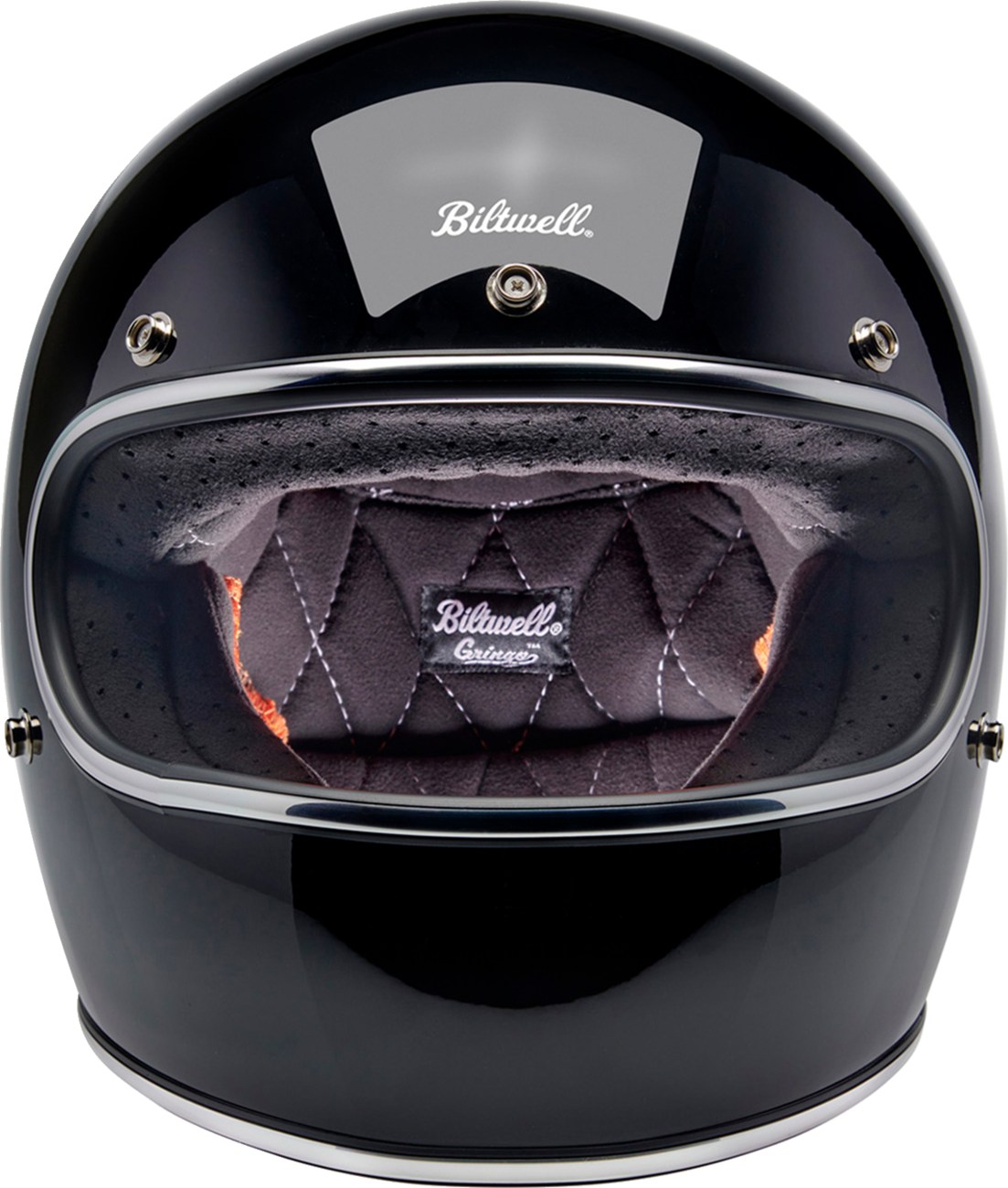 BILTWELL Gringo Helmet - Gloss Black - Small 1002-101-502