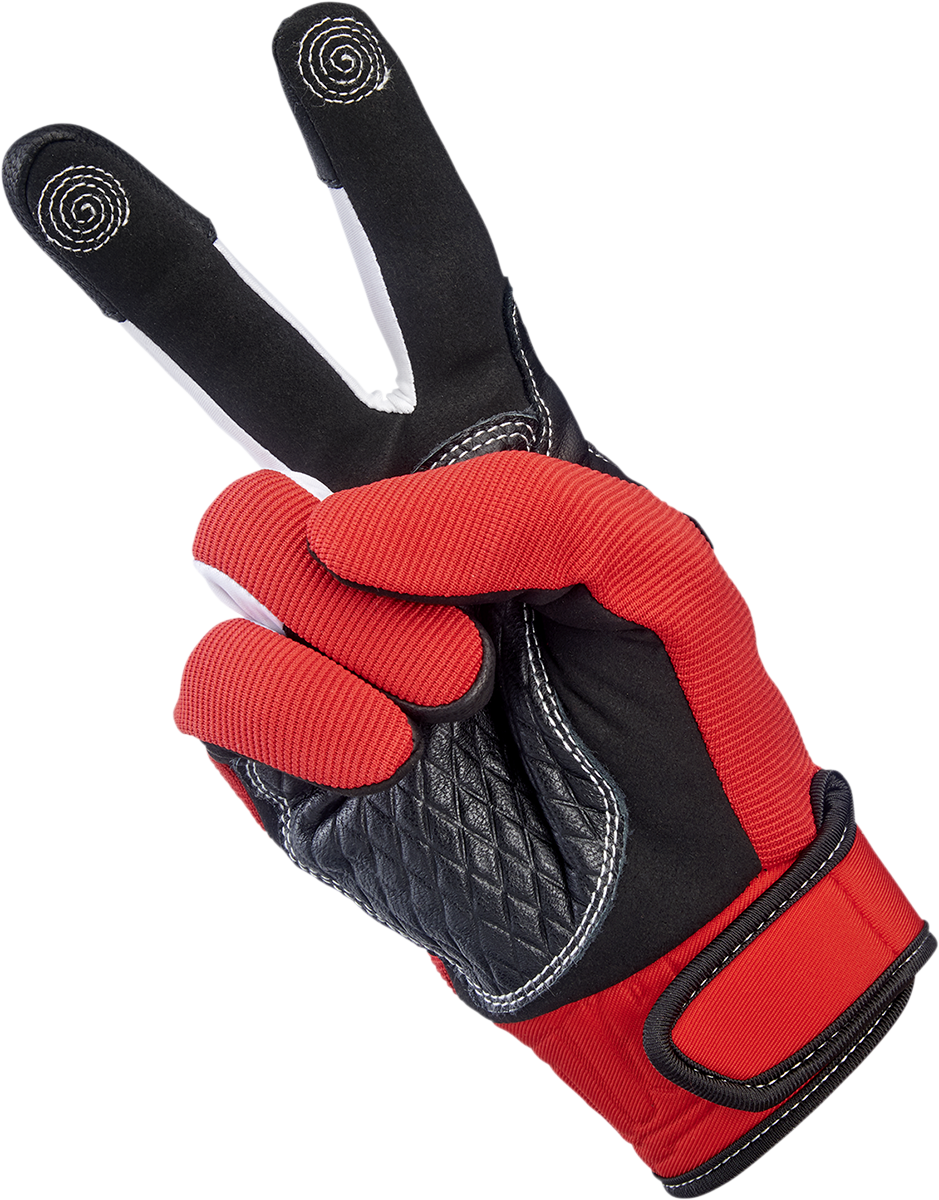 BILTWELL Baja Gloves - Red - XL 1508-0801-305