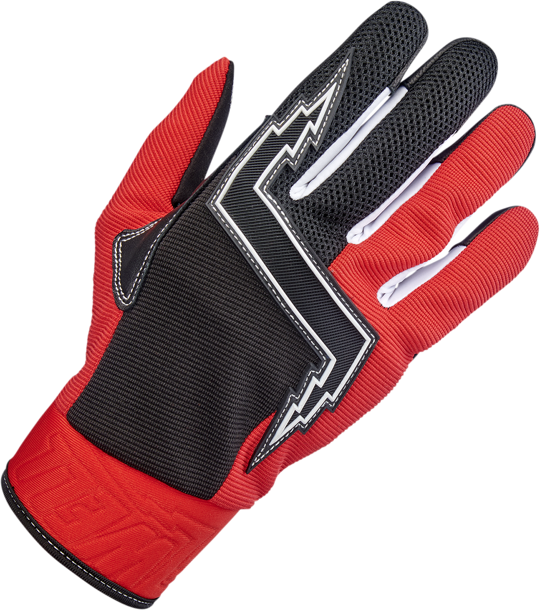 BILTWELL Baja Gloves - Red - Large 1508-0801-304