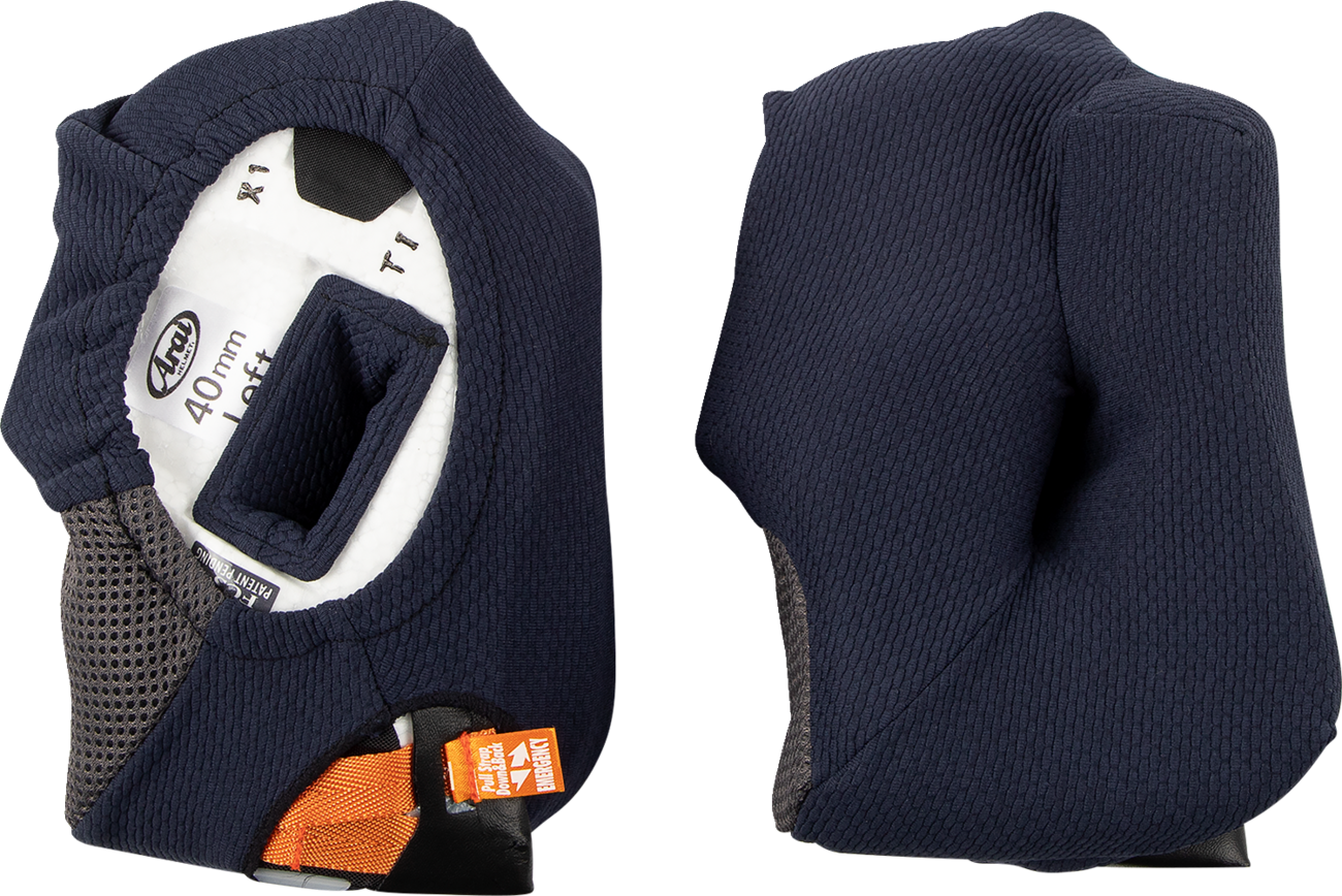 ARAI Corsair-X/Quantum-X/Signet-X Cheek Pads - 40 mm 05-5703