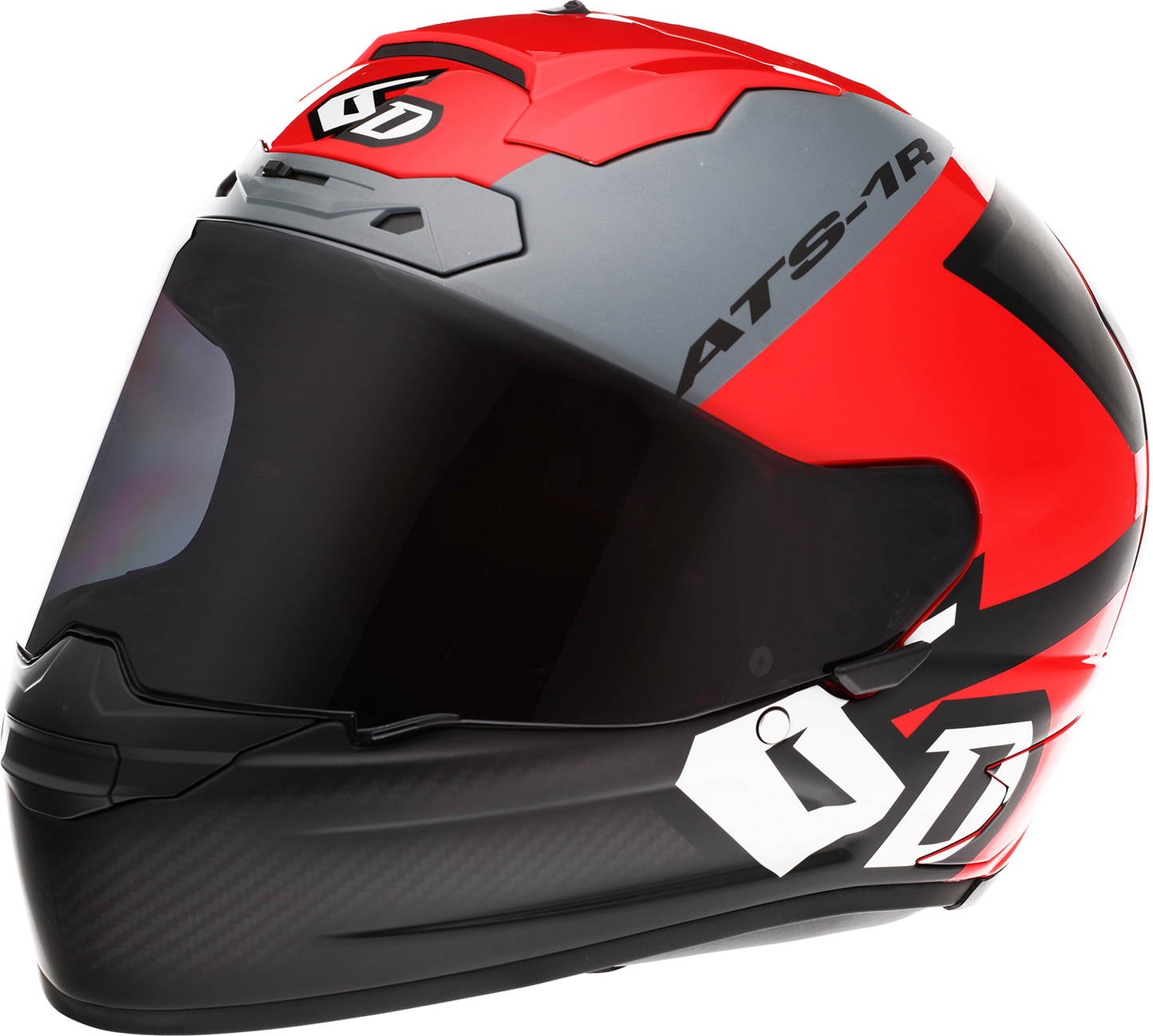6D ATS-1R Helmet - Wyman - Red/Gray - Small 30-0735