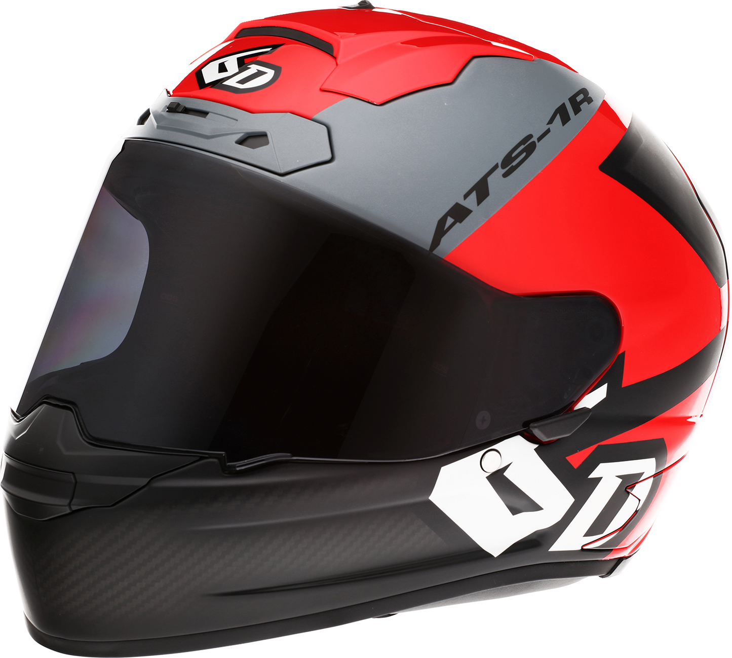 6D ATS-1R Helmet - Wyman - Red/Gray - Large 30-0737