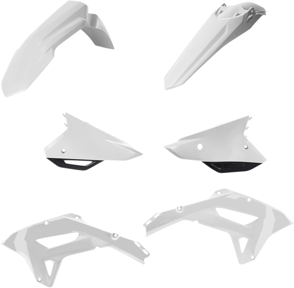 ACERBIS Standard Replacement Body Kit - White/Black 2861791035