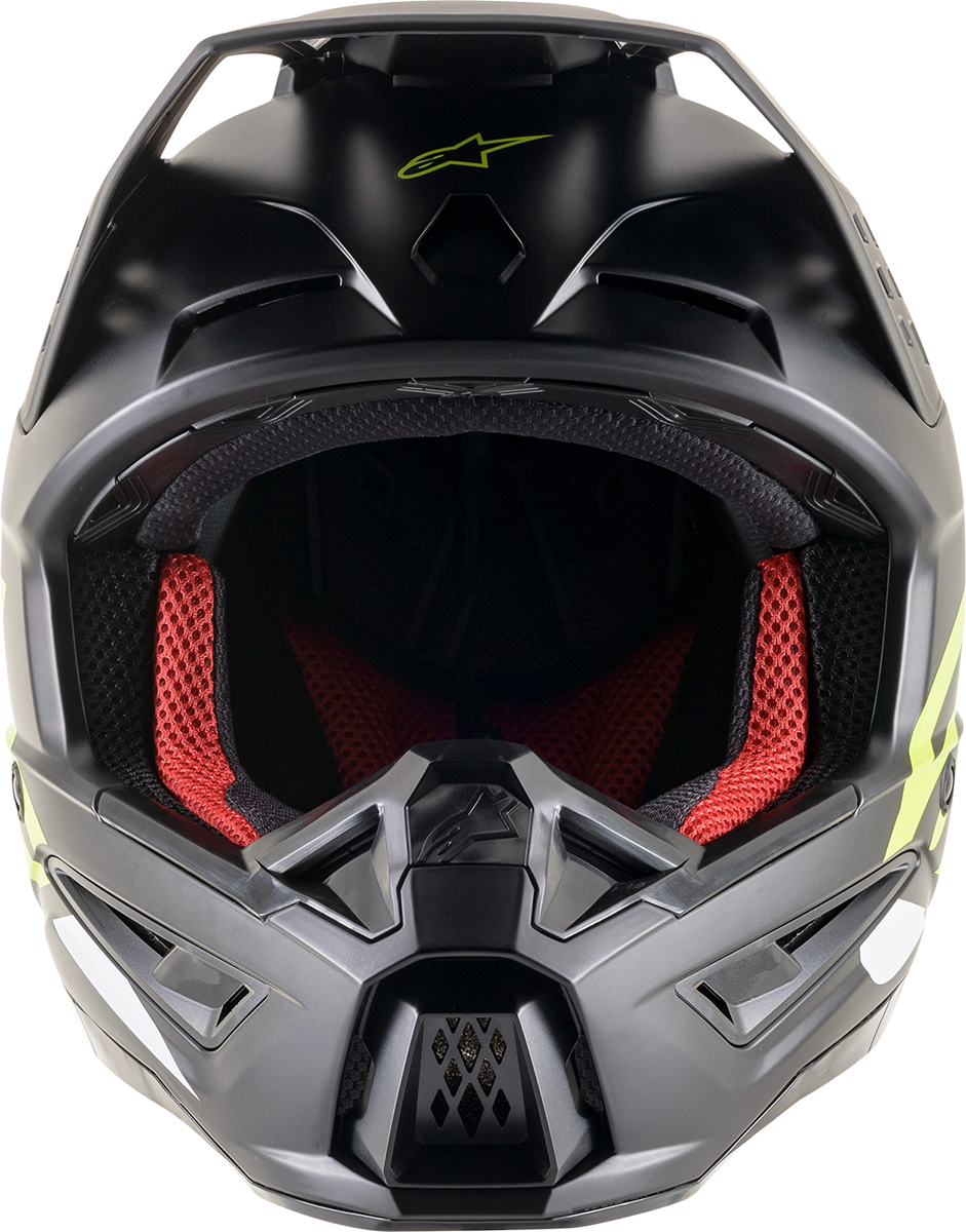 ALPINESTARS SM5 Helmet - Compass - Matte Black/Yellow Fluo - Large 8303321-1559-LG