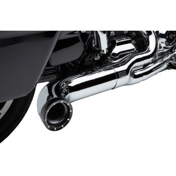 COBRA Turn Out 2-into-1 Exhaust System Chrome Electra/ Road Glide Harley-Davidson 2017-2021 6271-1