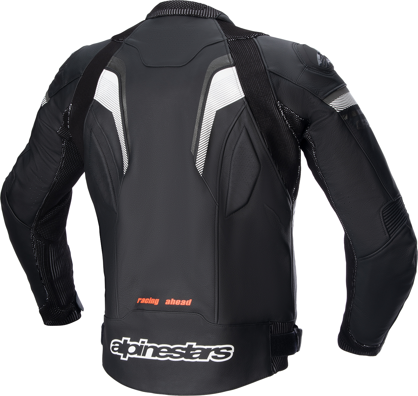 ALPINESTARS GP Plus R v3 Rideknit Leather Jacket - Black/White - US 42 / EU 52 31003211252