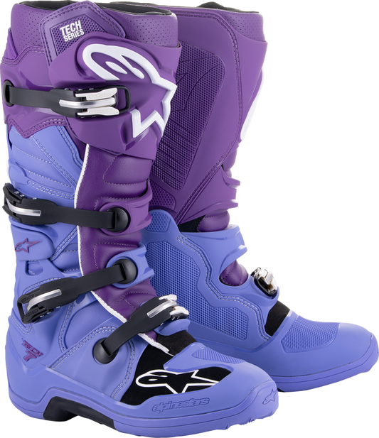 ALPINESTARS Tech 7 Boots - Purple/White - US 9 2012014-334-9