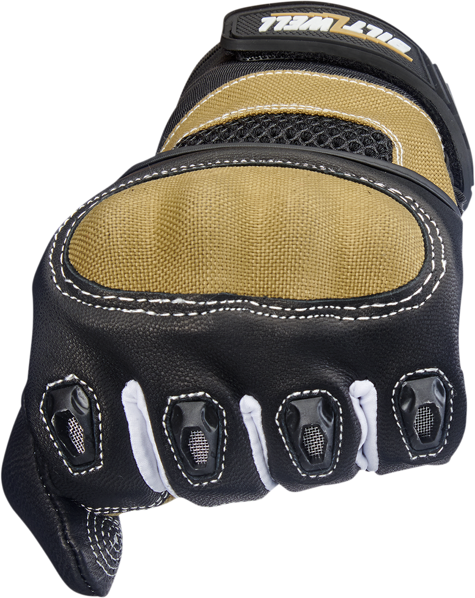 BILTWELL Bridgeport Gloves - Tan - Large 1509-0901-304