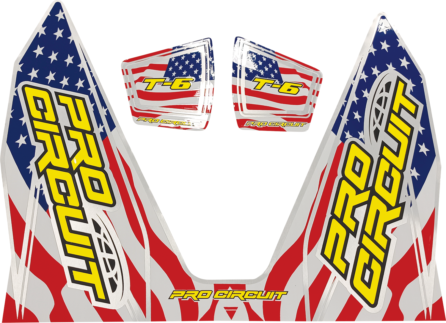 PRO CIRCUIT T-6 Decal - Stars and Stripes DC22T6-SS