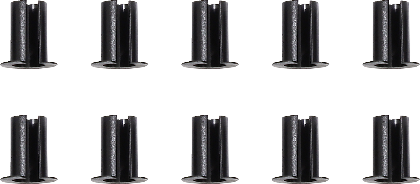 DRAG SPECIALTIES Bushing - Clutch - 10 Pack NOW BLACK PLASTIC H07-0801