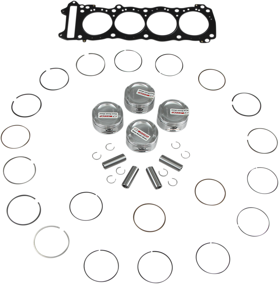 WISECO Piston Kit - GSX13R - 81.00 mm Forged CK163