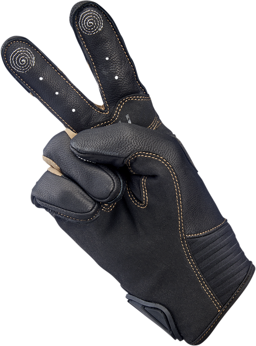 BILTWELL Bridgeport Gloves - Chocolate - Large 1509-0201-304