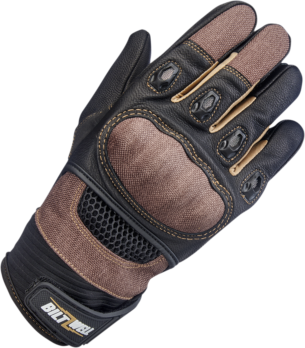 BILTWELL Bridgeport Gloves - Chocolate - Medium 1509-0201-303