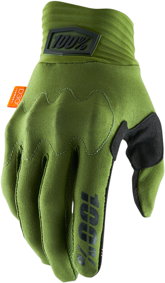 100% Cognito Gloves - Green/Black - XL 10014-00003