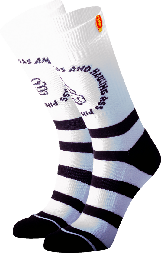 FMF Thumbs Up Socks - White - One Size SP22194903 3431-0734