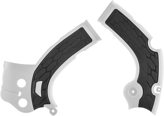 ACERBIS X-Grip Frame Guards - White/Black 2640271035