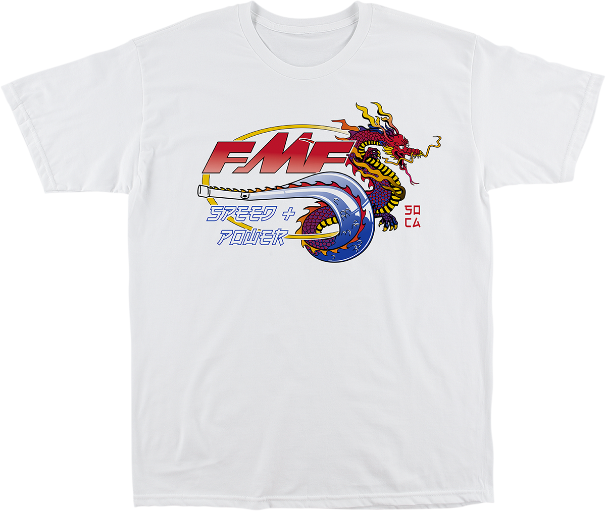 FMF Fire Starter T-Shirt - White - Large FA21118901WHLG 3030-21259
