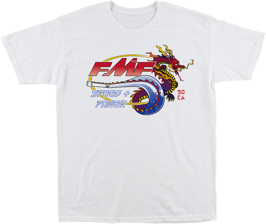 FMF Fire Starter T-Shirt - White - 2XL FA21118901WH2X 3030-21261