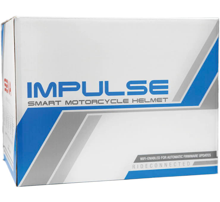 Sena Impulse Motorcycle Smart Helmet with Mesh Intercom WHITE