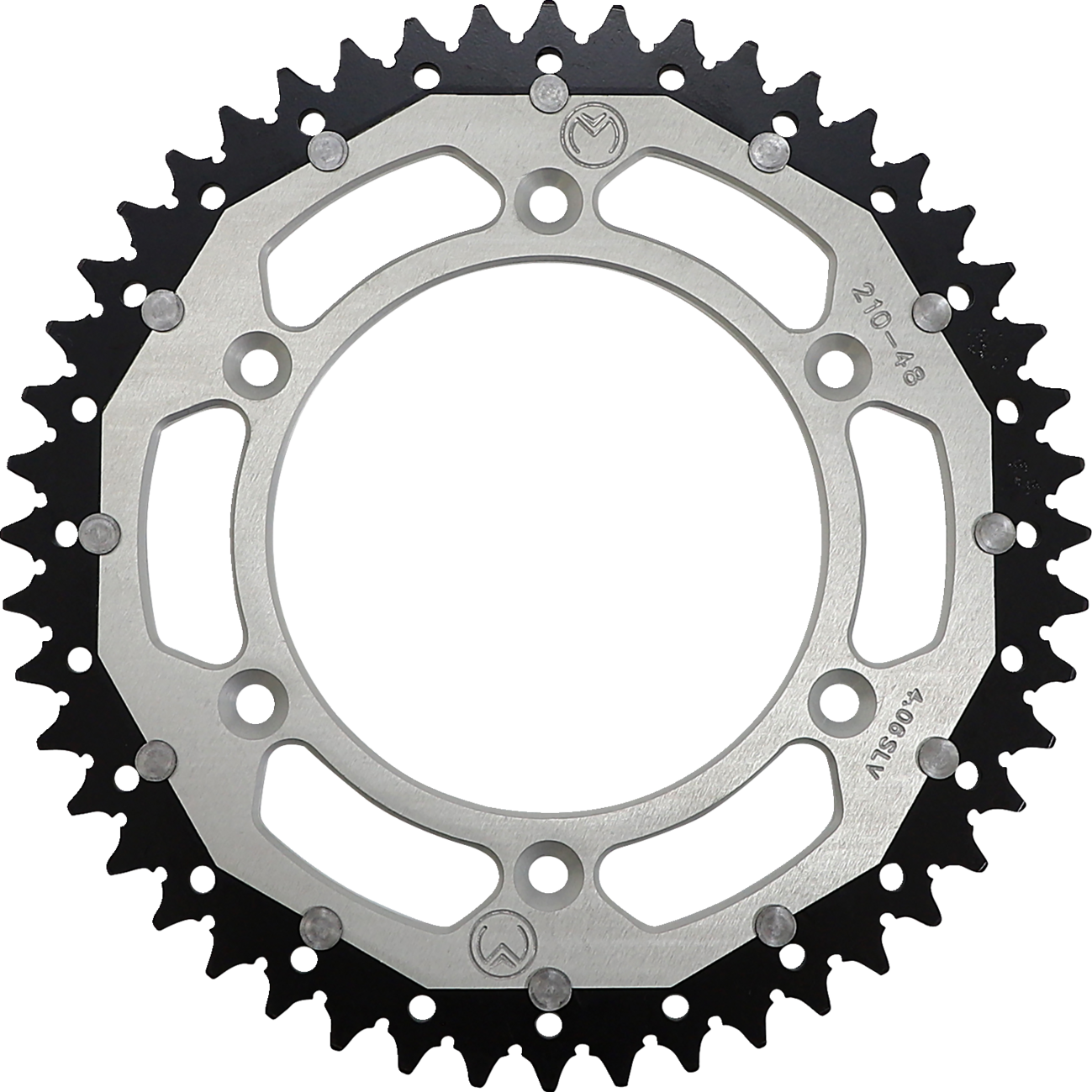 MOOSE RACING Dual Sprocket - Silver - 48 Tooth 1210-210-48-11X