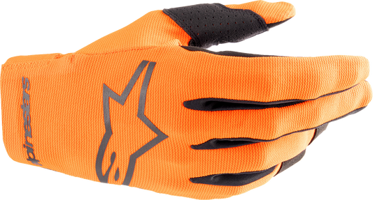 ALPINESTARS Youth Radar Gloves - Hot Orange/Black - Medium 3541824-411-M