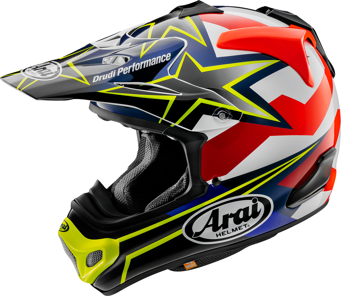 ARAI VX-Pro4 Helmet - Stars & Stripes - Yellow - Medium 0110-8203