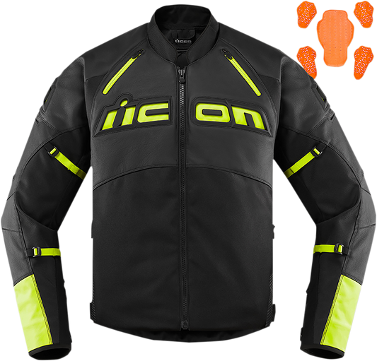 ICON Contra2 CE Jacket - Black/Hi-Viz - XL 2810-3657