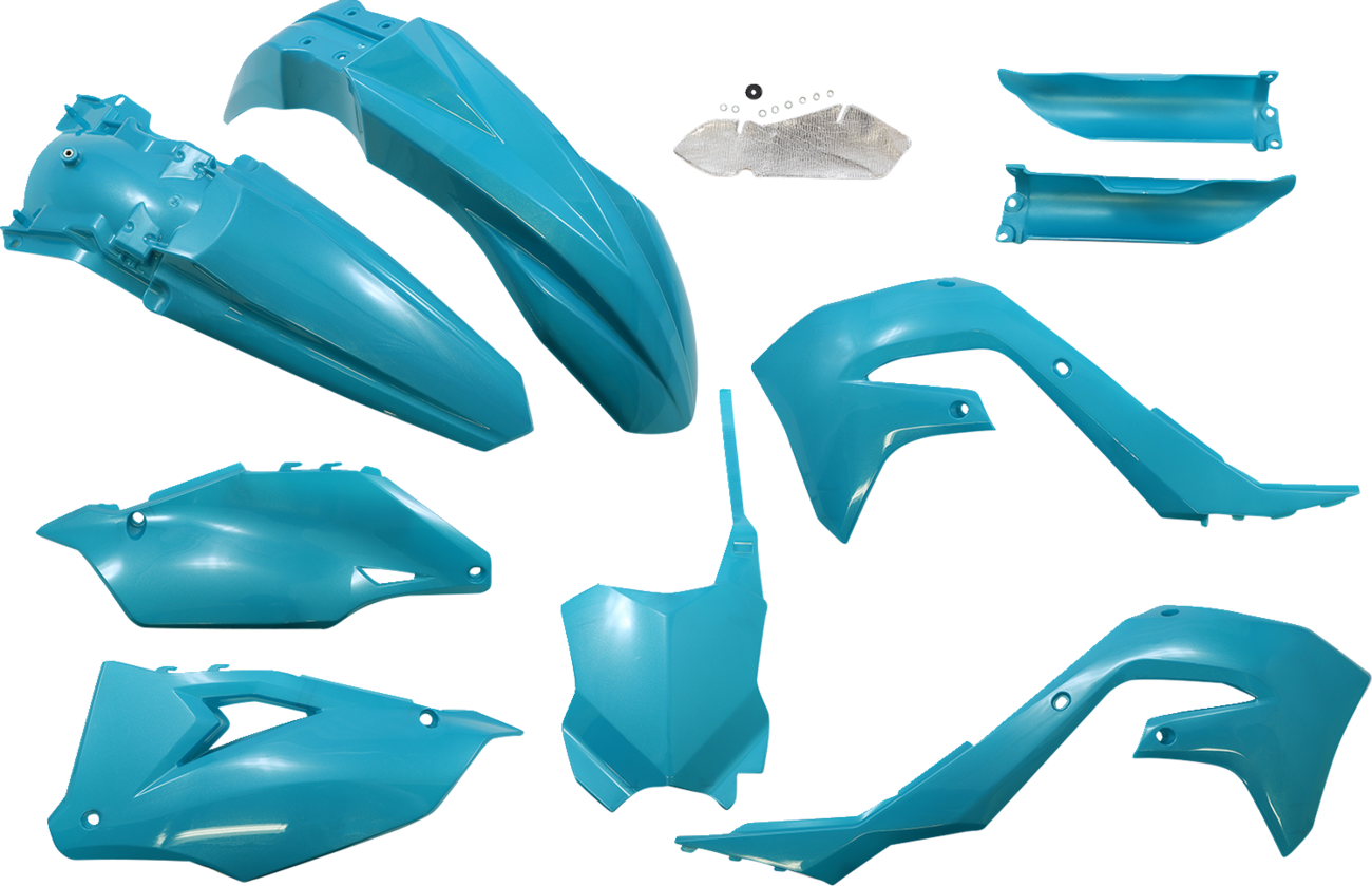 ACERBIS Full Replacement Body Kit - Teal/Metallic 2736297441