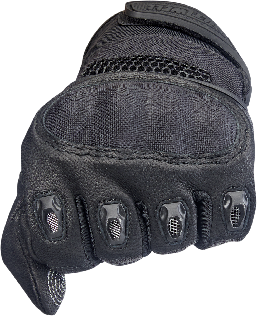 BILTWELL Bridgeport Gloves - Black Out - Large 1509-0101-304