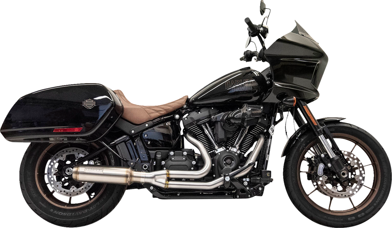 BASSANI XHAUST Road Rage Stainless 2-into-1 Exhaust System - Super Bike Muffler 1S78SS