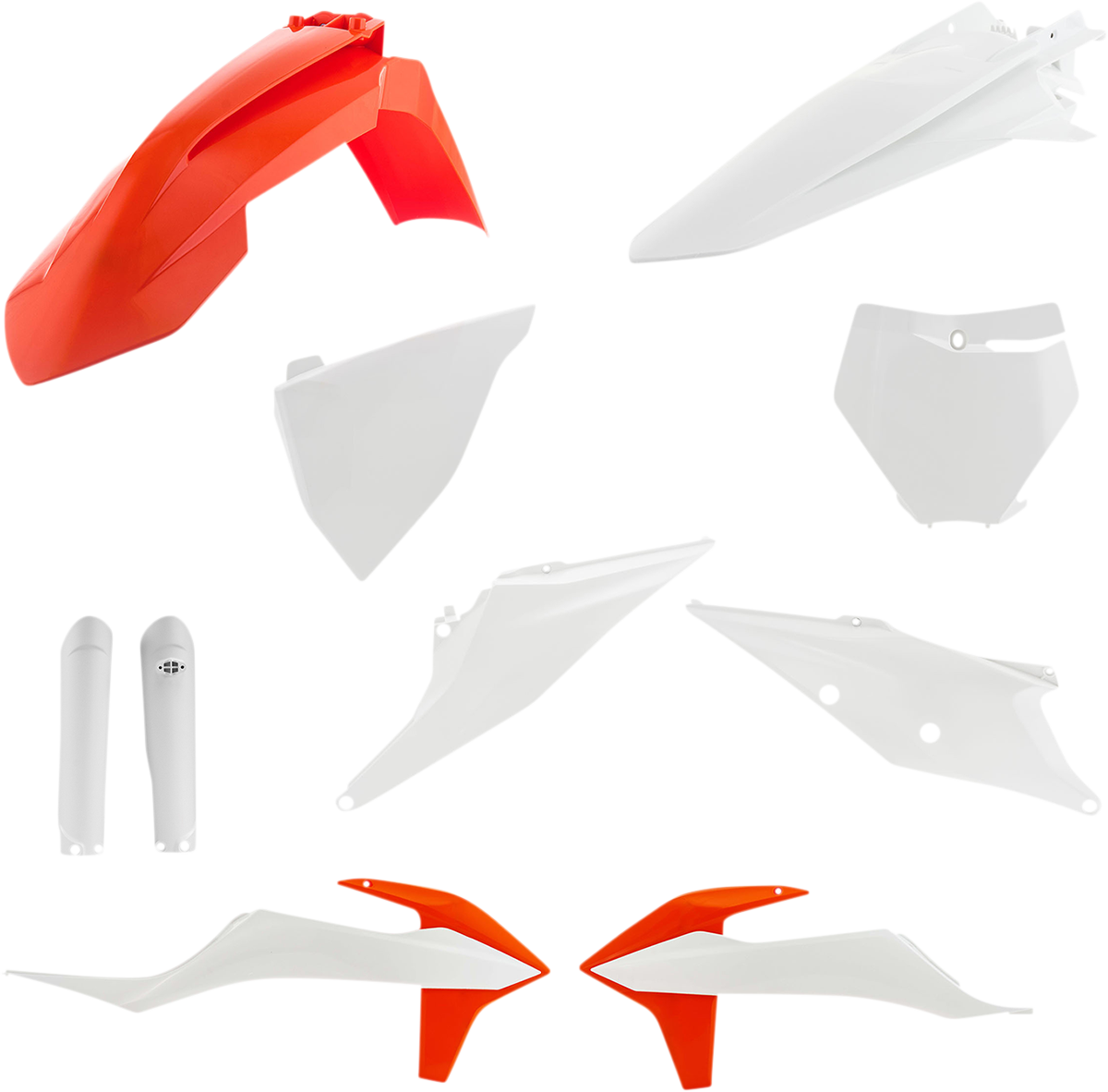 ACERBIS Full Replacement Body Kit - OEM White/Orange 2726497118