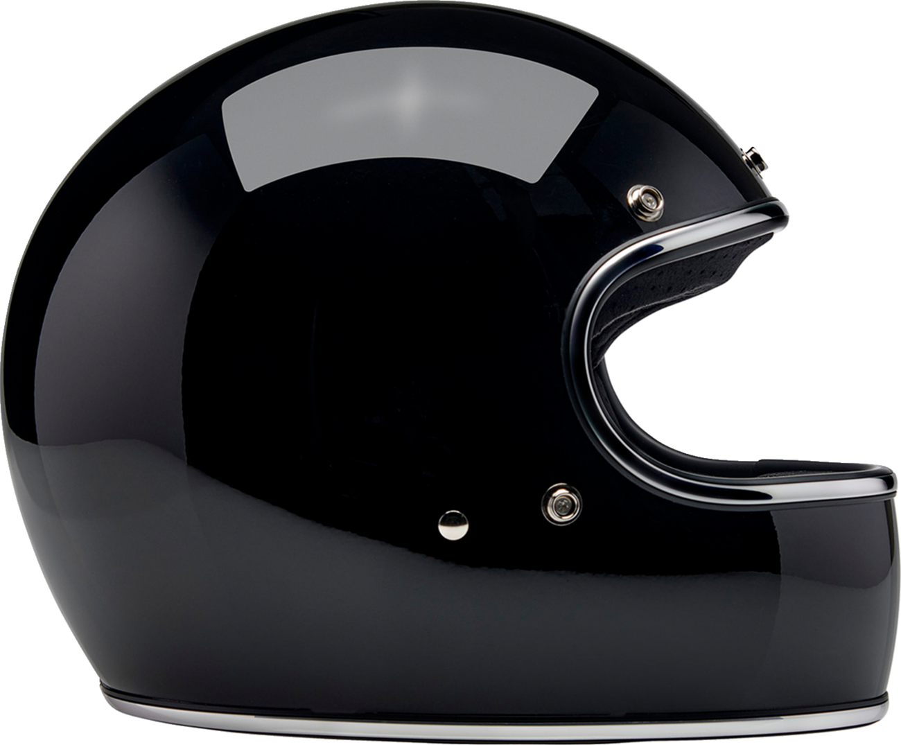 BILTWELL Gringo Helmet - Gloss Black - Large 1002-101-504