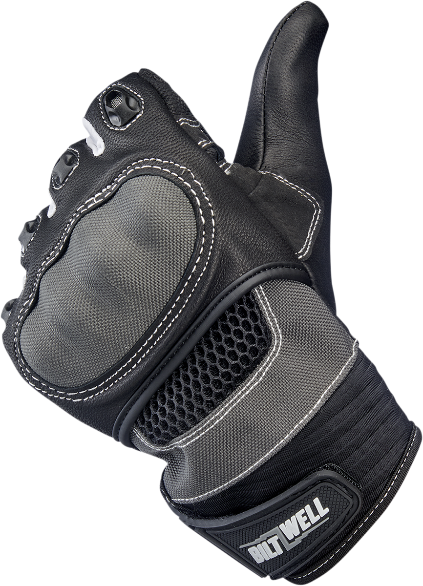 BILTWELL Bridgeport Gloves - Gray - XS 1509-1101-301