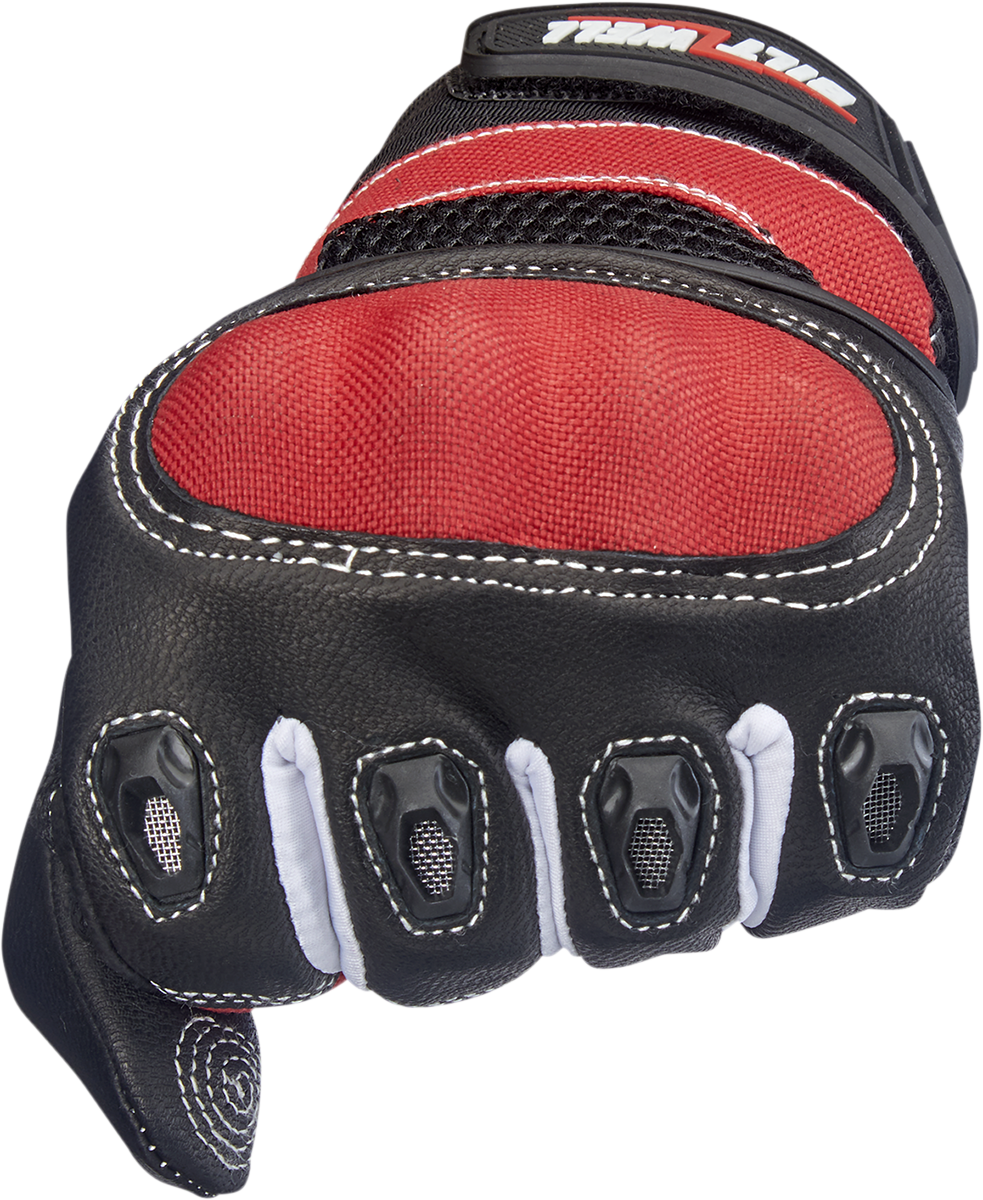BILTWELL Bridgeport Gloves - Red - Medium 1509-0801-303