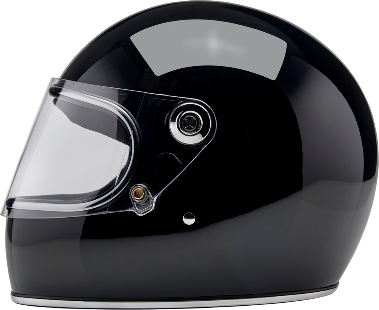 BILTWELL Gringo S Helmet - Gloss Black - Small 1003-101-502