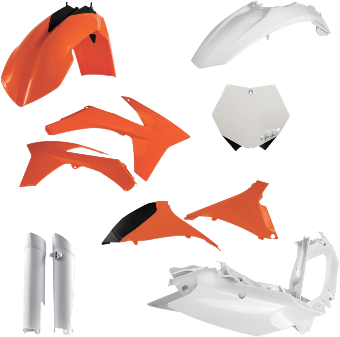 ACERBIS Full Replacement Body Kit - OEM Orange/White/Black 2205283593